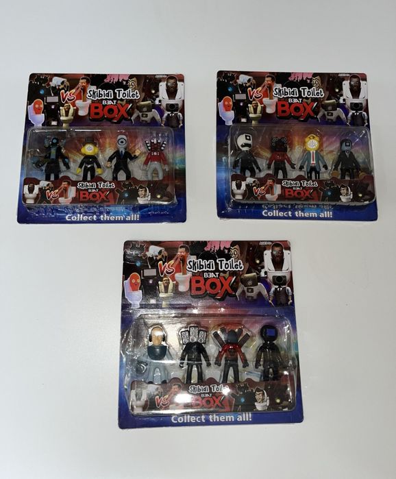 Комплект фигурки Skibidi Toilet 9 броя / 12 броя