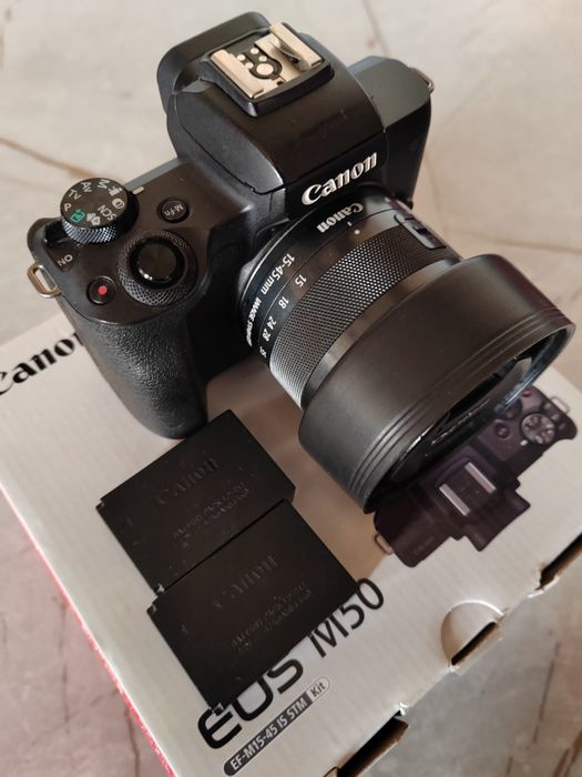 Canon eos M50 kit ef M15-45