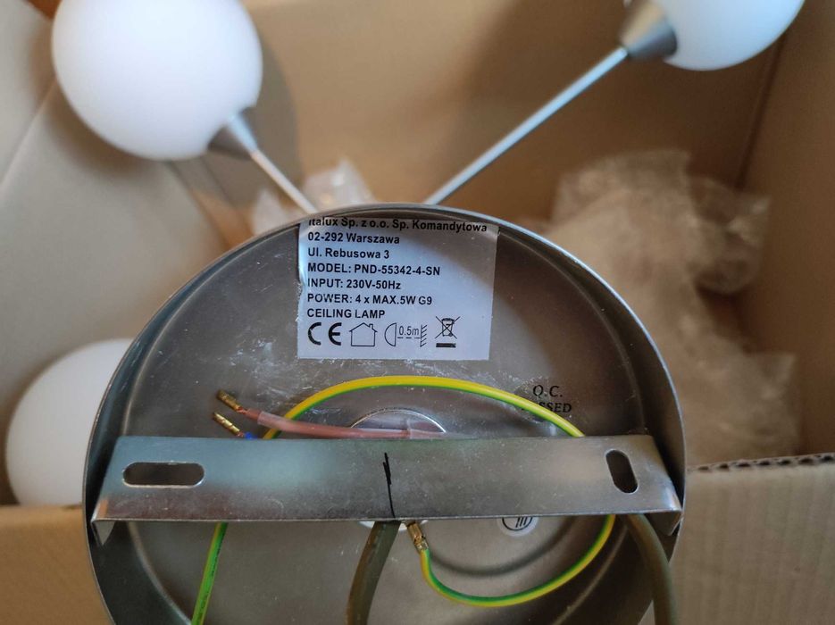 Полилей ITALUX PND-55342-4-SN EVORA