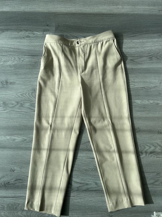 Pantaloni Massimo Dutti – Croială Dreaptă – Bej/Nude