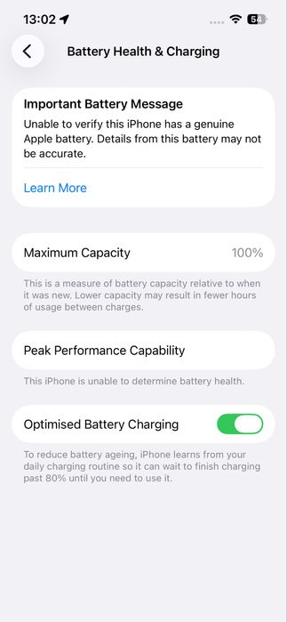 Iphone 13 128 gb 100% battery health