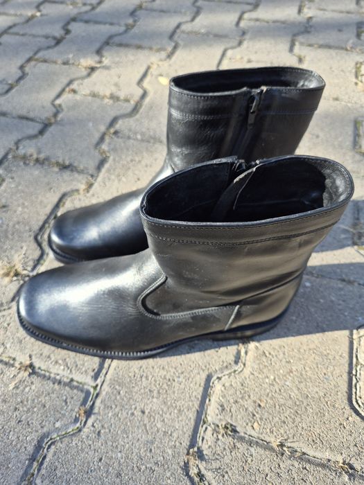 Ghete din piele îmblănite nr 43, bărbați