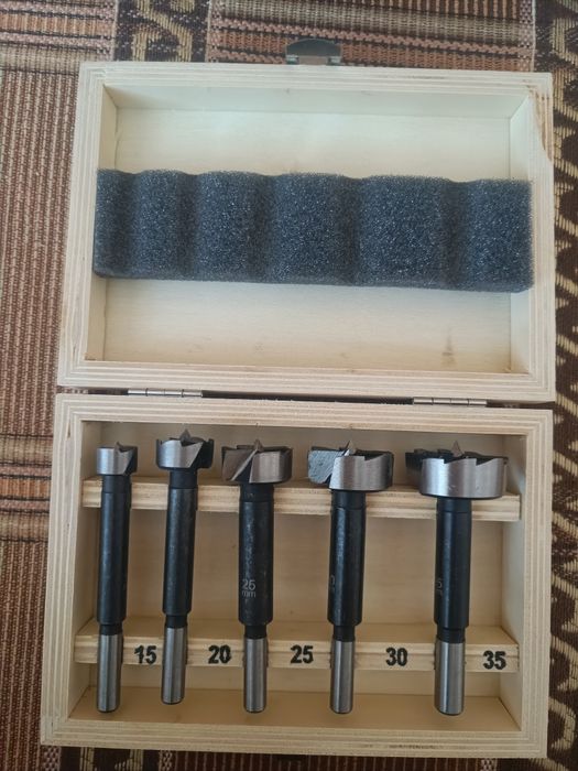 Set burghie FORSTNER, 15-35mm, 5 buc