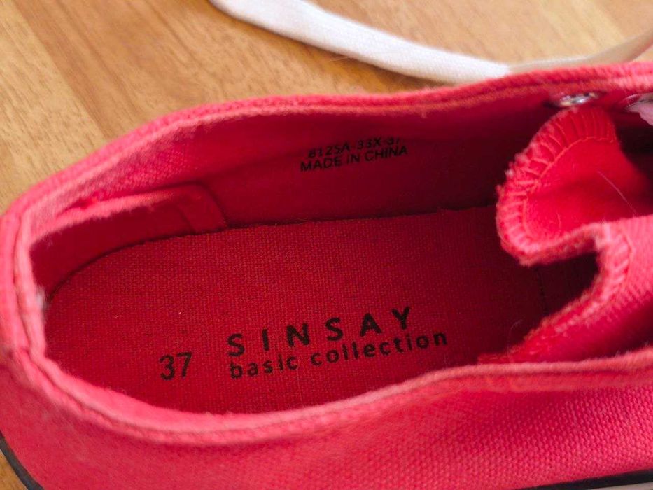 Новые кеды женские SINSAY, 37 размер