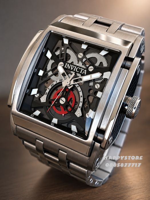 INVICTA Powertrain Gen 2 silver 47 mm, Инвикта нов мъжки часовник
