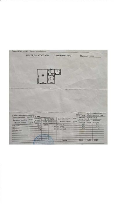 Продам 1 комн. кв. в микр. Тастак 3