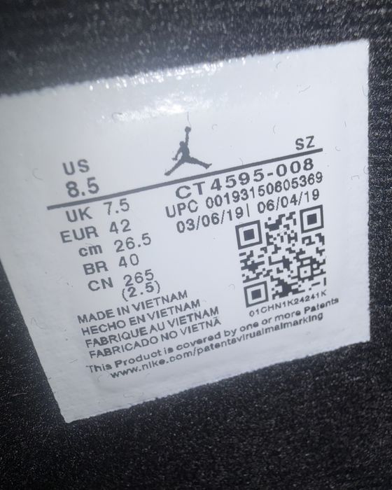 Air Jordan 6 Retro “Black/White”- 39,40,41,42,43,44 45 46