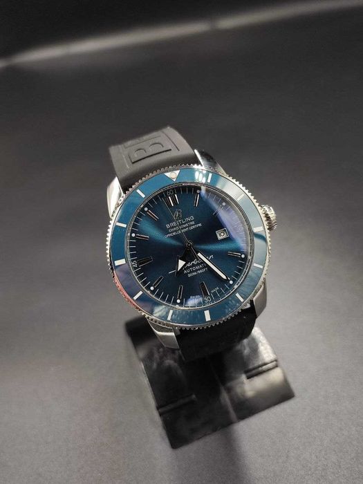 Breitling Superocean Heritage Blue Rubber | Автоматичен мъжки часовник