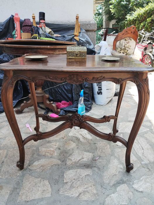 маса с 3 стола -ранен барок