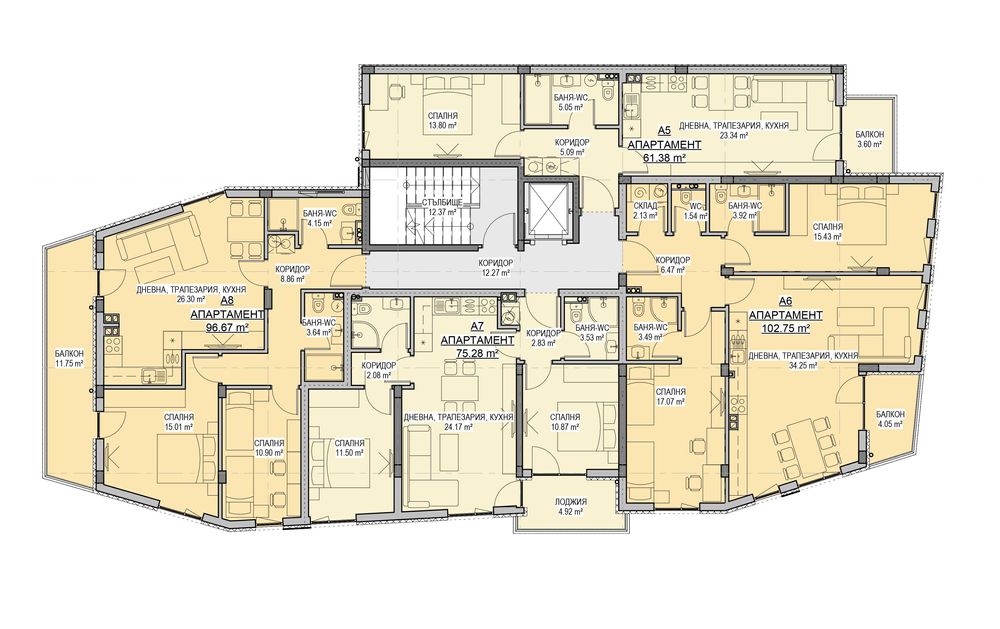 Новострояща се сграда в кв. Левски В - перфектна инвестиция!