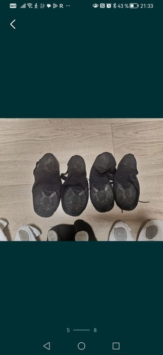 Încălțăminte dans și gimnastică