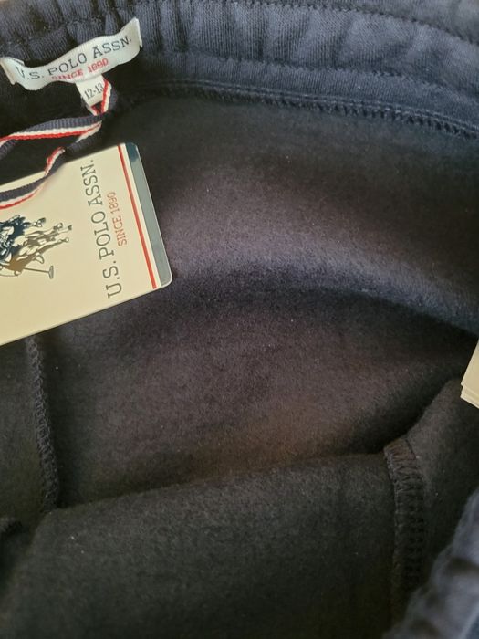 Pantaloni trening noi  u.s.polo assn. 12-13 ani(152-158cm)
