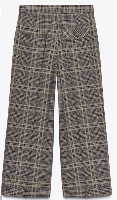 Панталон в шотландско каре Zara