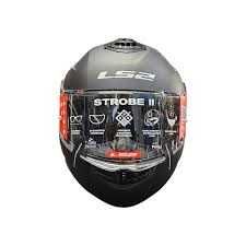Отварчема мото каска LS2 FF908 Strobe II Matt Black ,очила,размер М ,NEW
