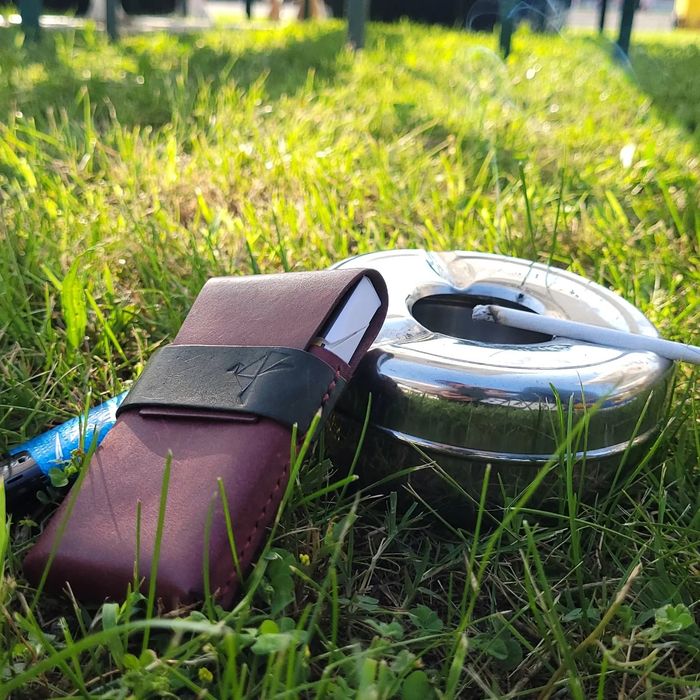 Кожен калъф за кутия цигари