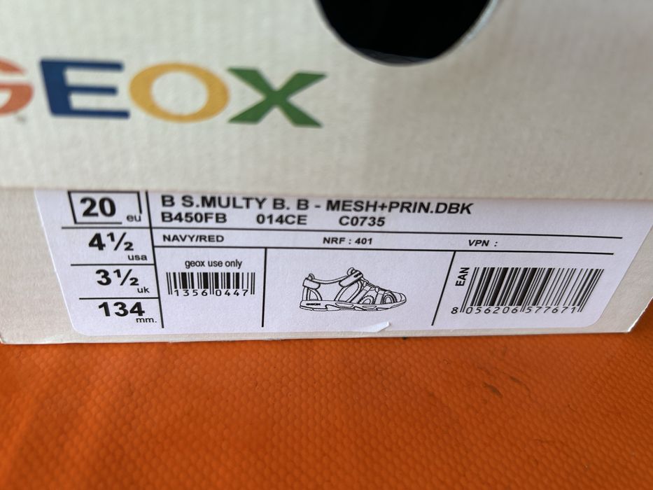 Сандалки GEOX,номер 20