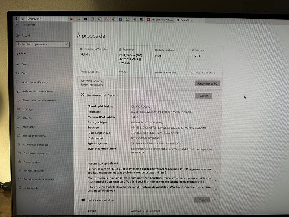 Calculator PC gaming - RX580 8GB (peste gtx 1060 sau 1660) 16 GB Ram
