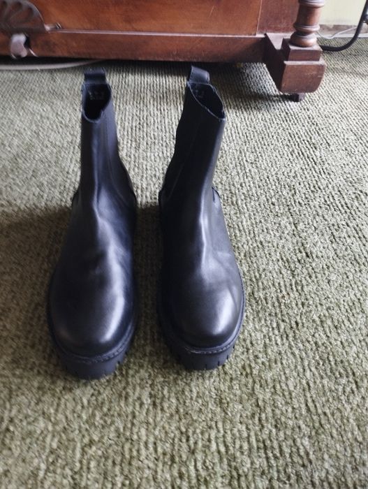 Мъжки зимни обувки естествена кожа ASRA 46