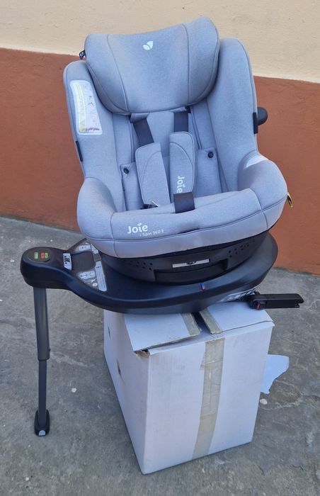 Joie-Scaun Auto I-Spin 360 E Gray Flannel, 61 cm-105 cm, testat ADAC si certificat R129 , fără accidente