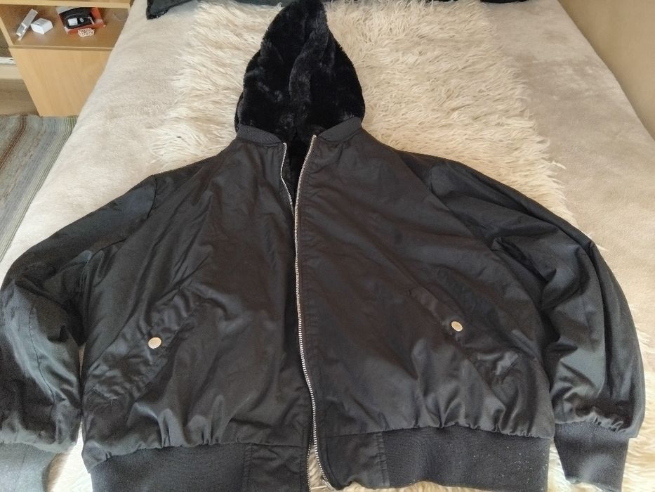 Яке дамски модел зимно с две лица размер Л