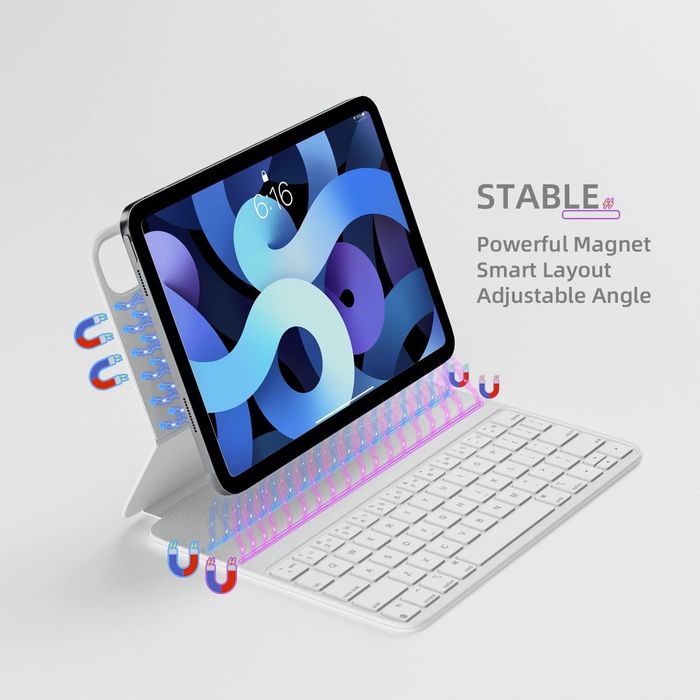 HOU Keyboard Case iPad Air 11 inch 2024 (M2), iPad Pro 11 Inch SIGILAT