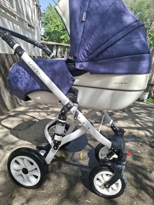 Продам  коляску синию