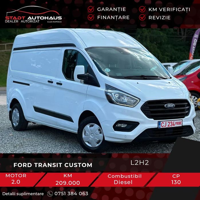 Ford TRANSIT CUSTOM L2H2 GARANTIE #TVA deductibil#Model suprainalt
