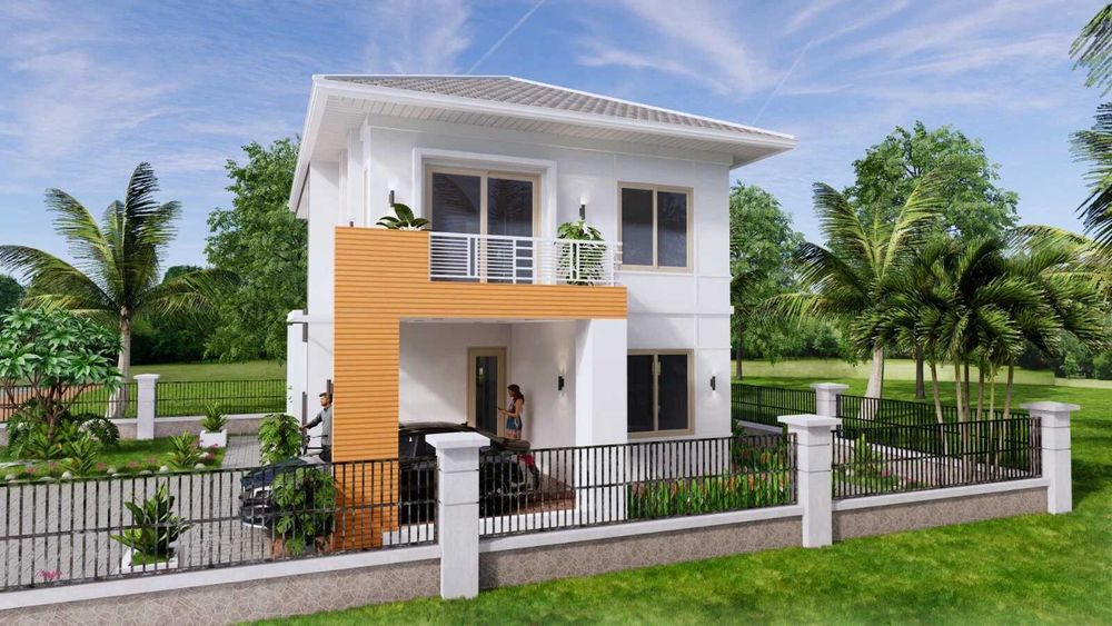 НА ИЗПЛАЩАНЕ - Двуетажна сглобяема къща с 4 спални, 156 кв. м