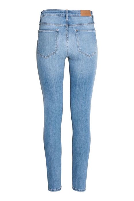 Джинсы скинни на завышенной посадке H&M