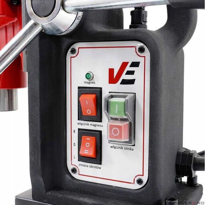 Masina de gaurit fixa, cu talpa magnetica, 15000N, 1500 W, dimensiuni