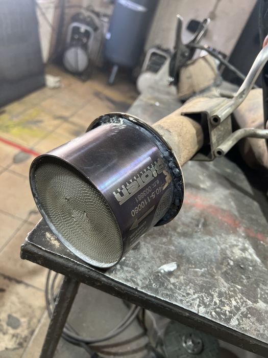 Удалить катализатор. Глушитель сварит