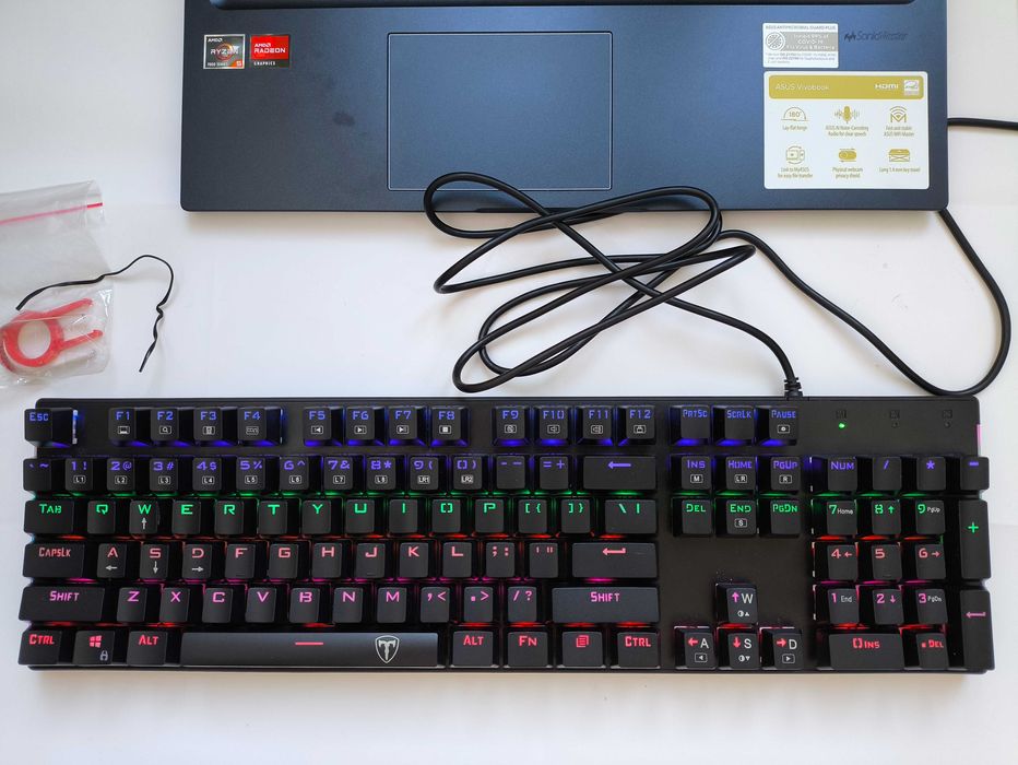 Механична геймърска клавиатура T-DAGGER Naxos