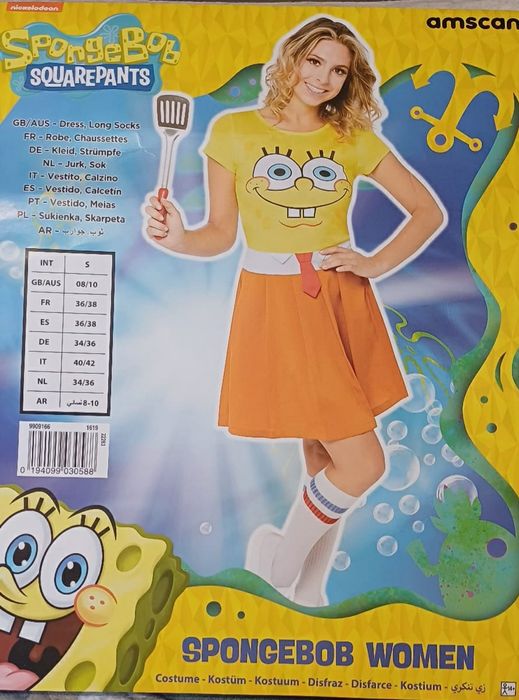 Costum carnaval Spongebob dama