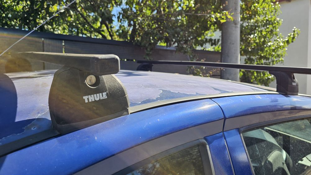 Bare portbagaj+suporti Thule pt Fiat Punto