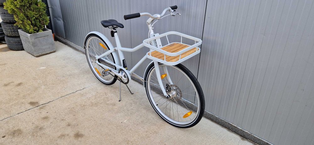 Алуминиев дамски велосипед Dinabike колело с кошница 26"