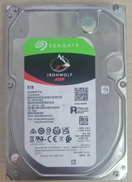 HDD Seagate 8TB IronWolf