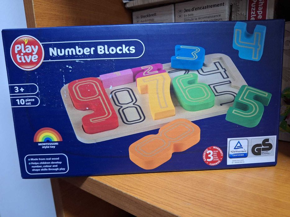 Tablă cu numere Montessori