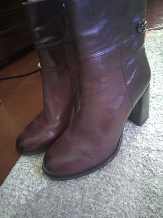 Полусапожки кожа новые