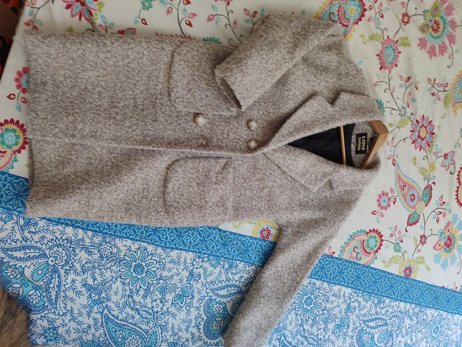 Пальто зимнее шерстяное