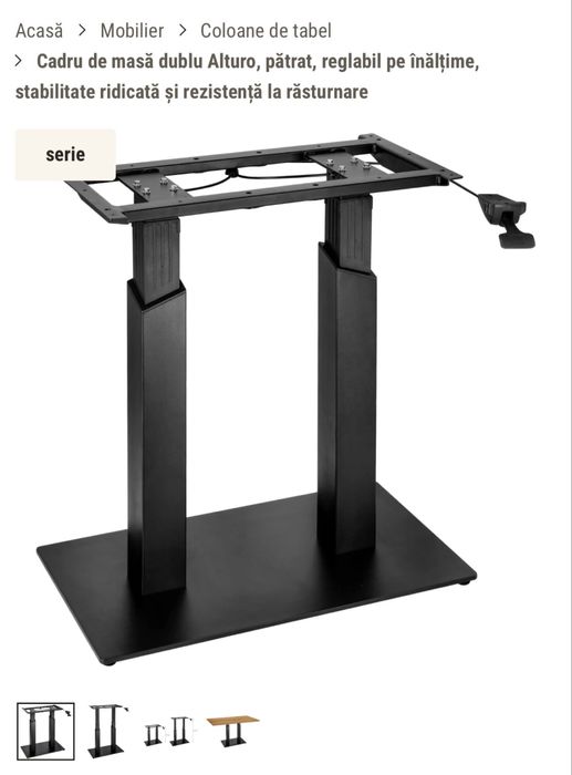 Baza metalica reglabila