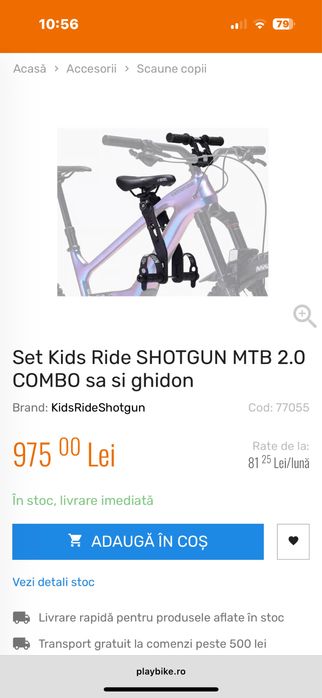 Kids Ride Shotgun MTB 2.0 combo