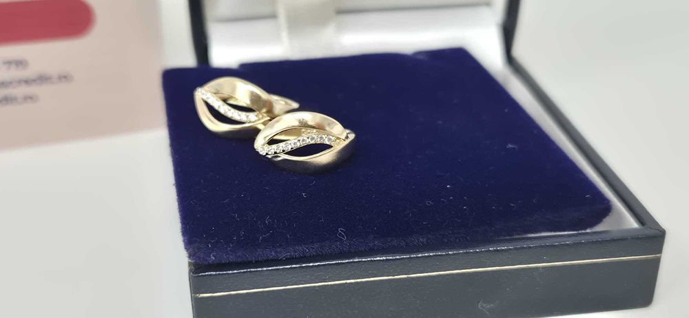 (AG46) Cercei aur 14K B.4649.1