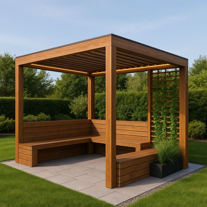 Пергола деревянная