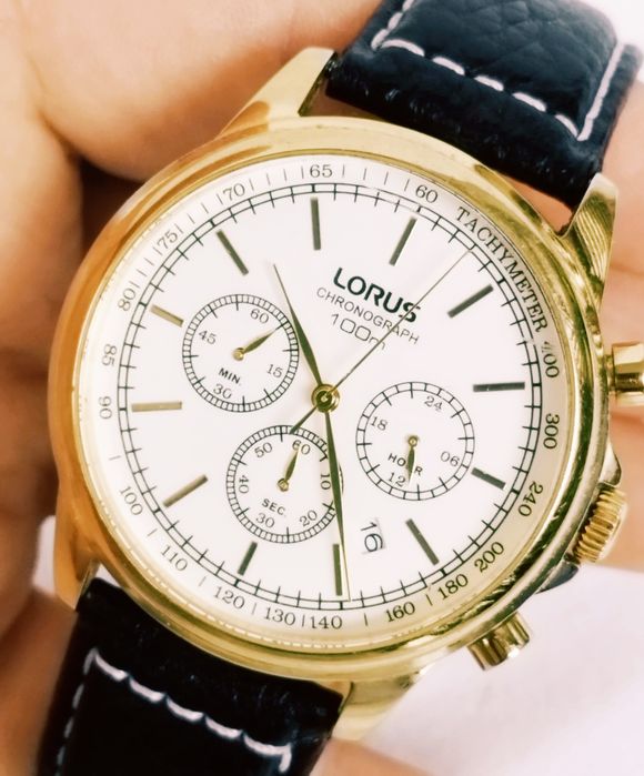 Ceas barbatesc Lorus by Seiko VD53-X083, Cronograf, Quartz, otel inox