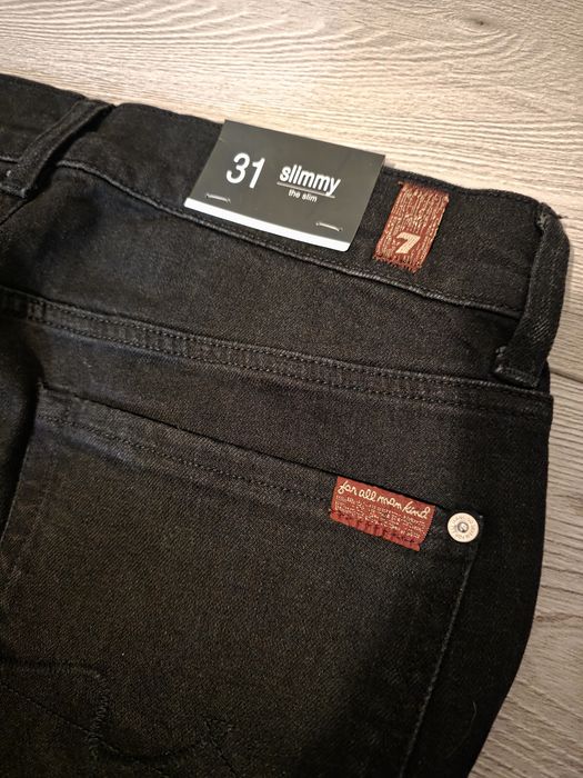 Blugi 7 For All Mankind - Model Slimmy (The Slim) - Mărimea 31 - Noi