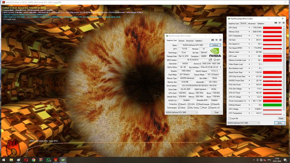 Видеокарта GF GTX1660 6Gb Inno3D