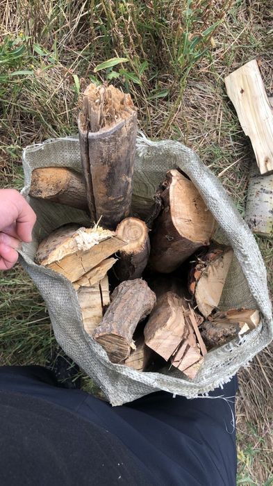 Колотые дрова в мешках для дома, бани, отдыха.