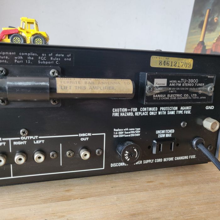 Tuner Sansui TU-3900-made in Japan