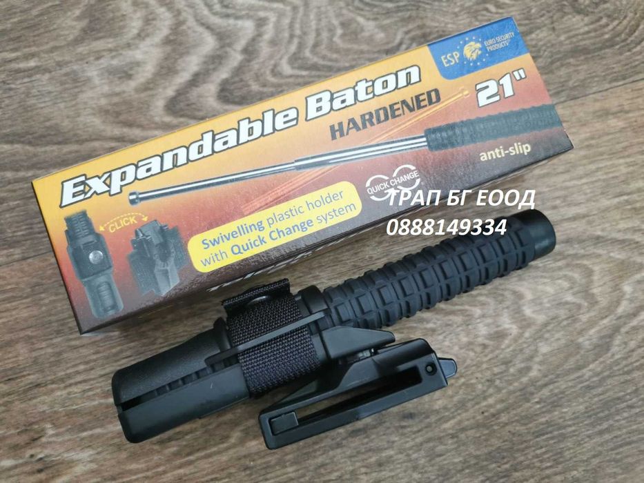 Телескопична ЗАКАЛЕНА професионална ЧЕШКА палка ESP различни размери