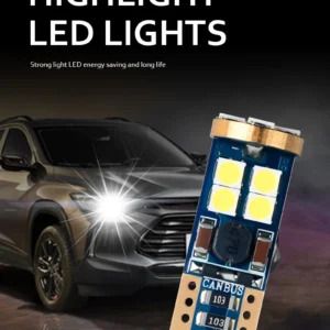 Лед крушки 2бр. за габарит T10-W5W 12LED 12V 3W- А 2930-3